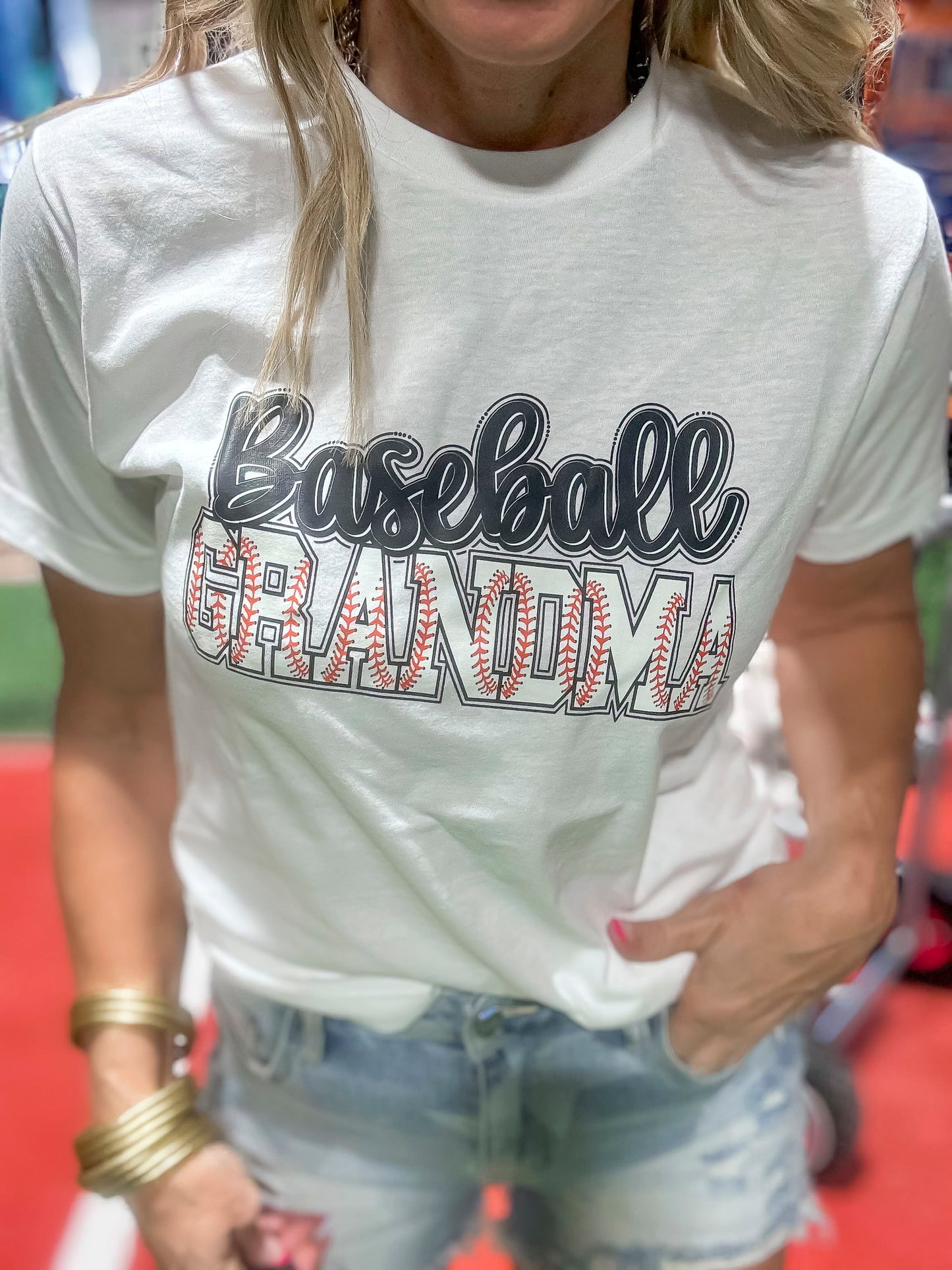 Baseball Grandma Graphic T-shirt - Final Sale