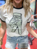Bringin the Heat Ringer Graphic T-shirt