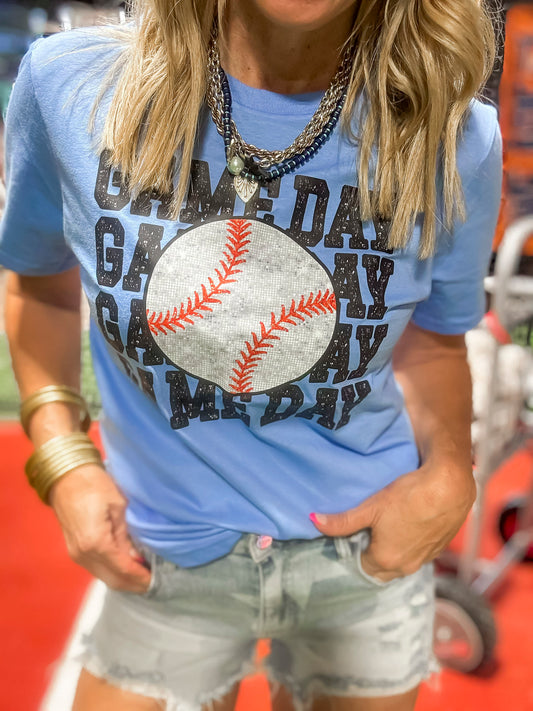 Baseball Game Day Graphic T-shirt