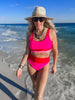 Hot Tropic Color Block Beach Bikini Swimsuit | Salty Wave - Final Sale