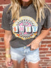 Now Showing the Shit Show Garment Dyed Graphic T-shirt