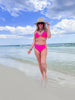 Pop of Confetti Hot Pink Bikini Swimsuit | Salty Wave - Final Sale