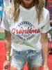 Loud and Proud Baseball Grandma Graphic T-shirt - Final Sale