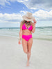 Pop of Confetti Hot Pink Bikini Swimsuit | Salty Wave - Final Sale
