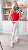 Red Side Stripe Pants | FINAL SALE