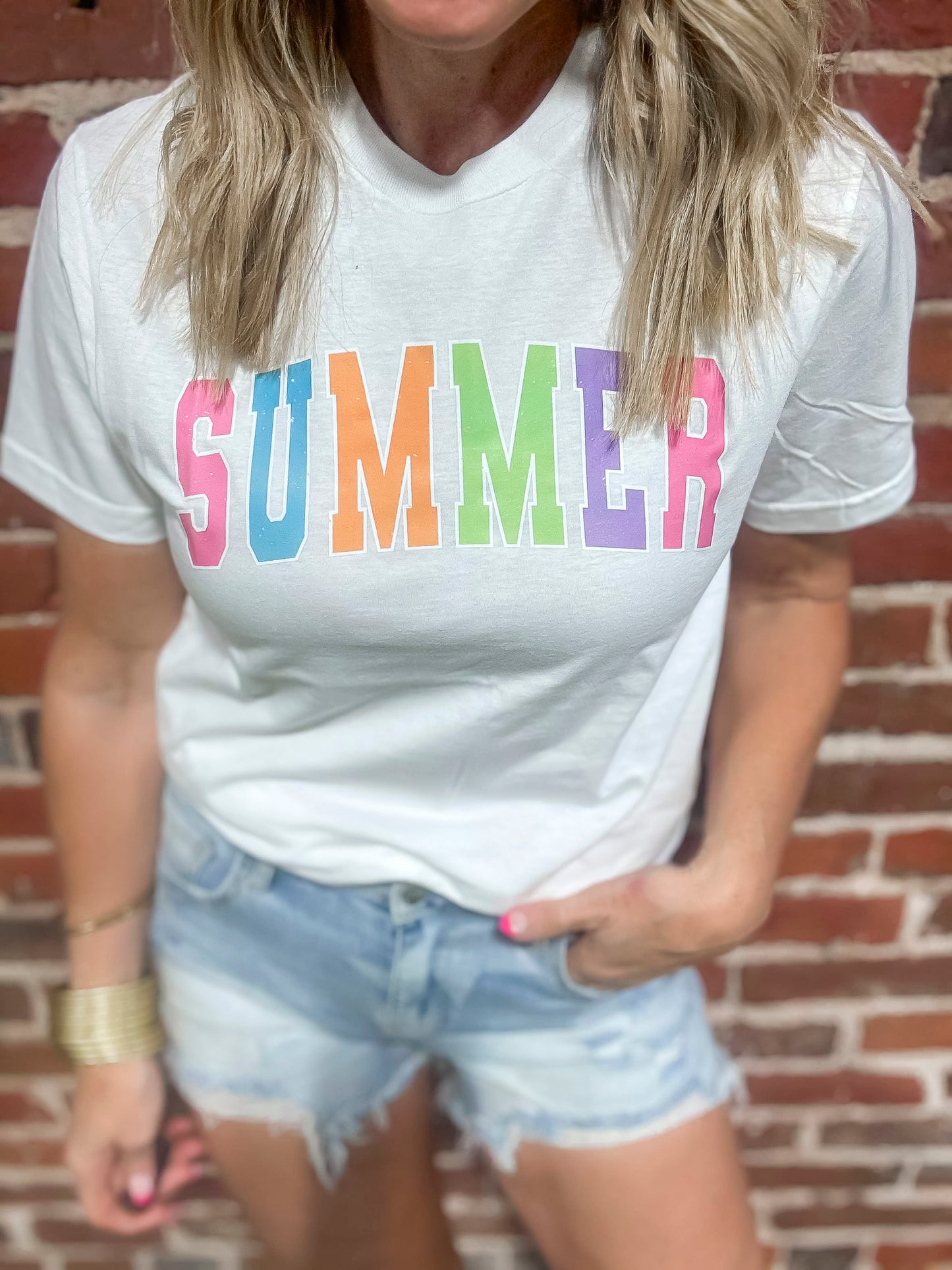 Rainbow SUMMER Graphic T-shirt - Final Sale