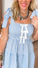 Tuscany Breeze Striped Sleeveless Tired Midi Dress - Final Sale