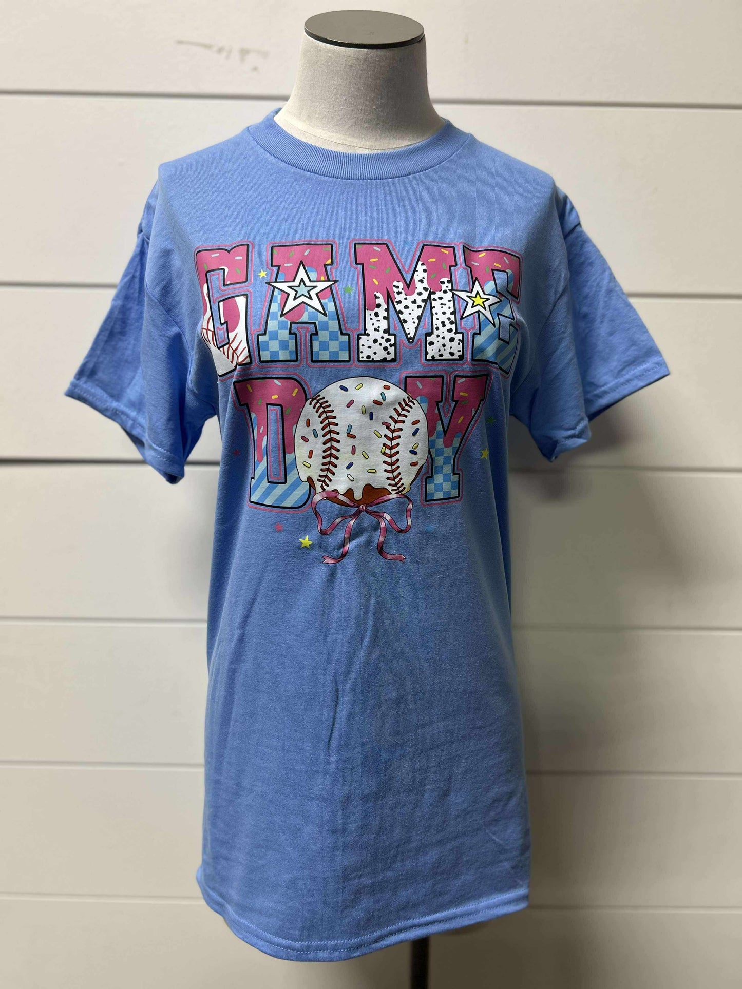 Ice Cream Drip Game Day Graphic T-shirt