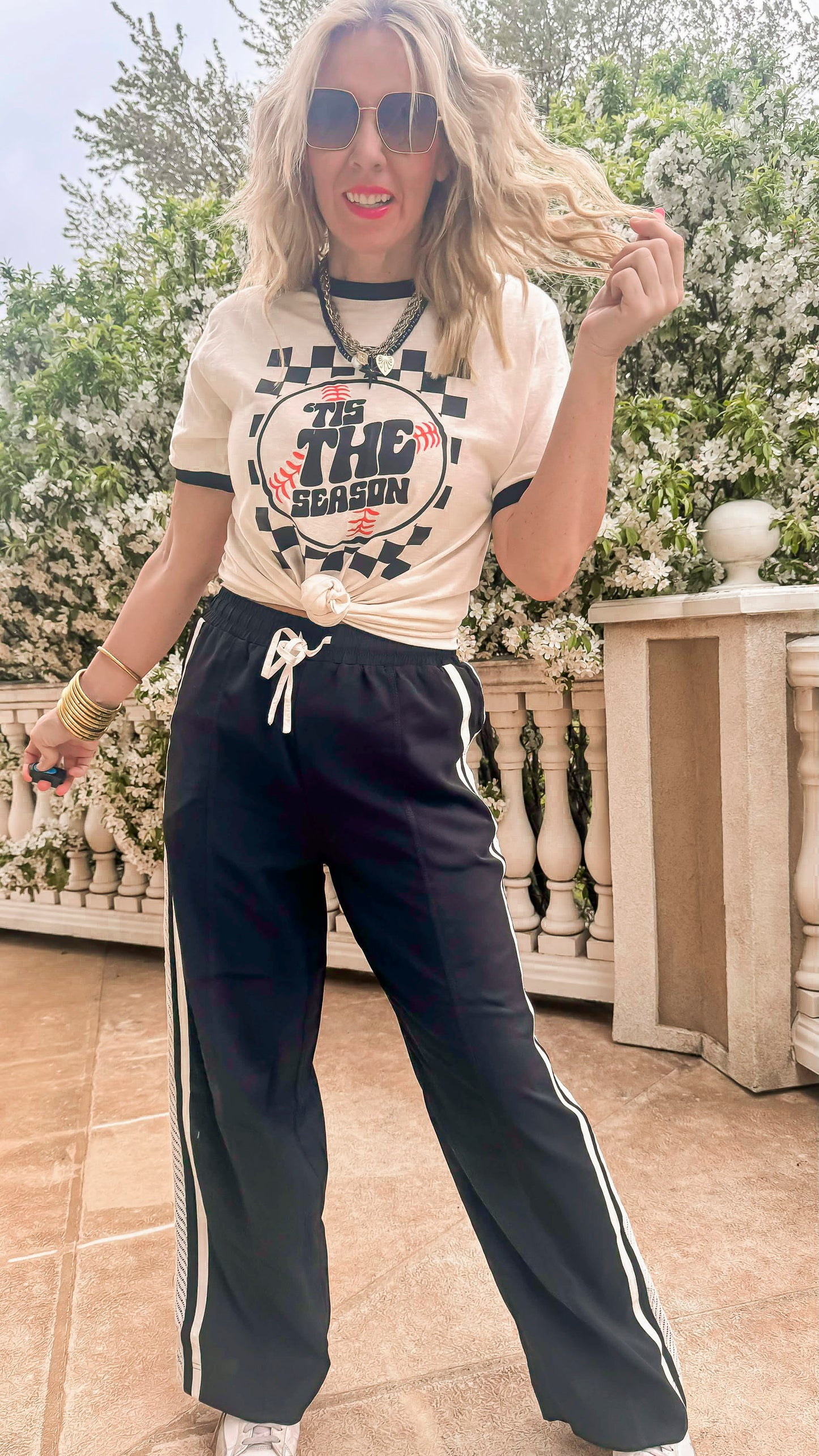 Side Detail Straight Leg Track Pants *NEW COLORS*