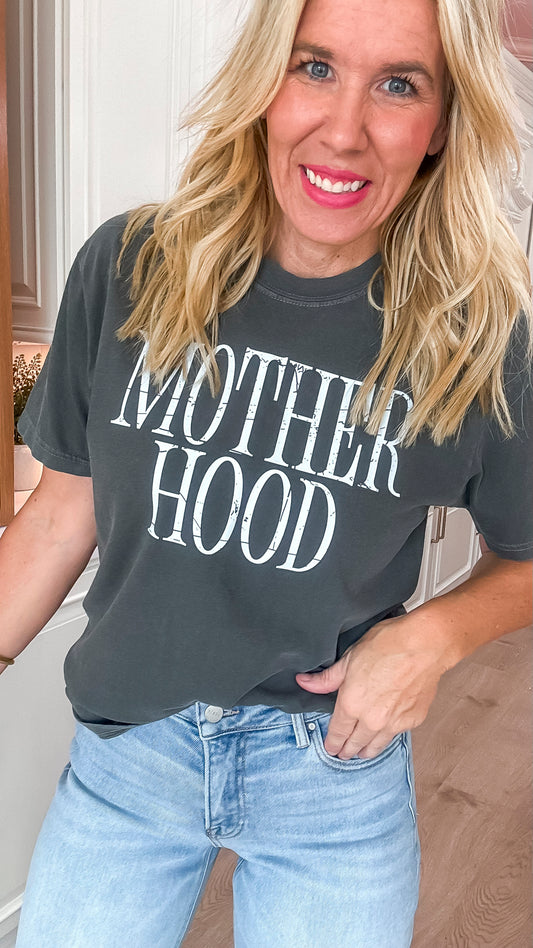Motherhood Garment Dyed Graphic T-shirt**