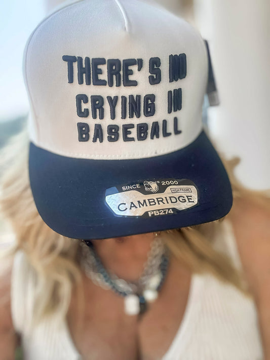 There's No Crying in Baseball 2-Tone Trucker Hat
