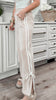 Sweet and Sporty Bow Detail Track Pants**