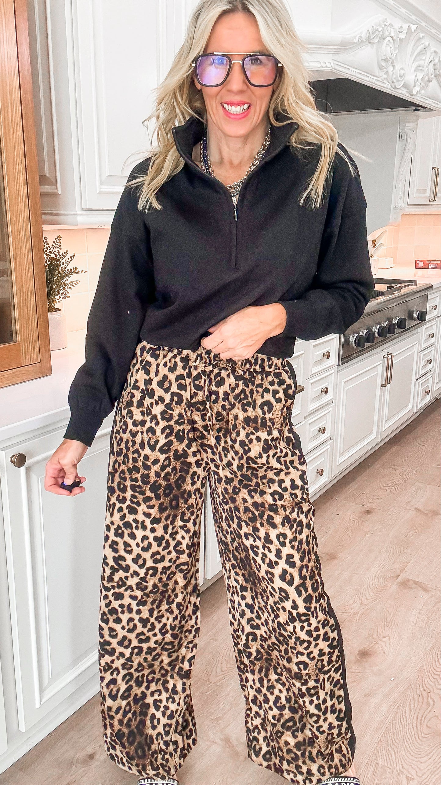 Leopard Printed Pants (2 COLORS)