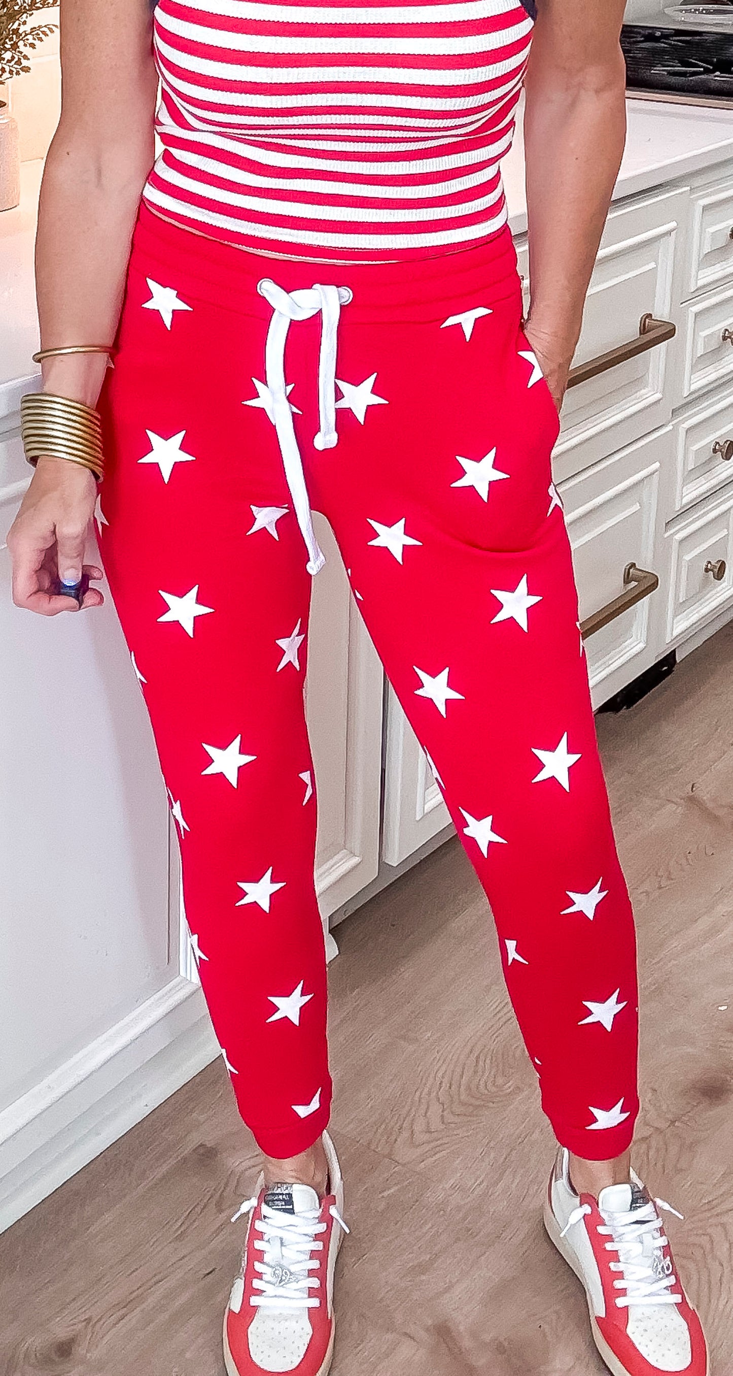 Oh My Stars Fleece High Rise Fleece Jogger