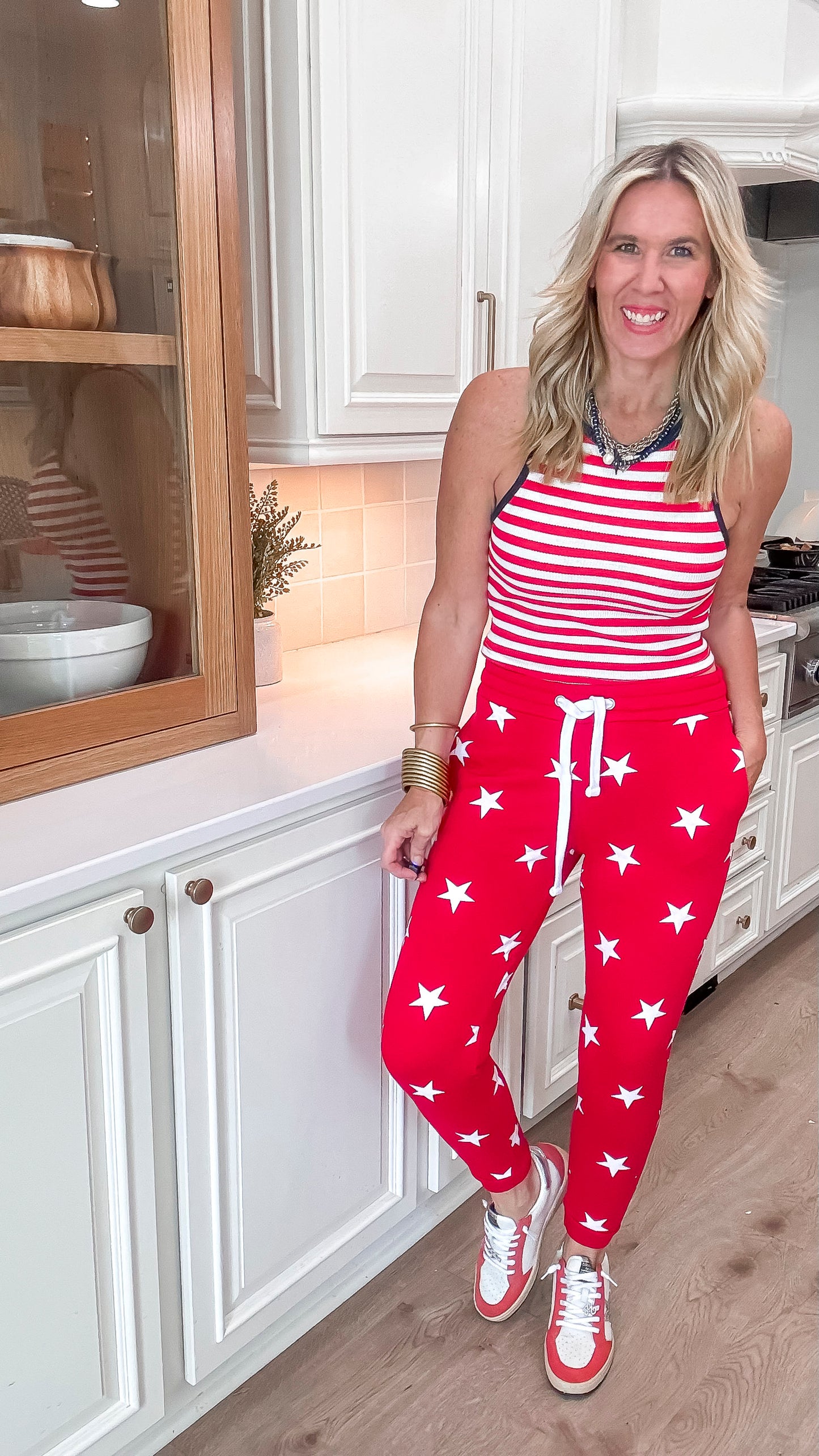 Oh My Stars Fleece High Rise Fleece Jogger