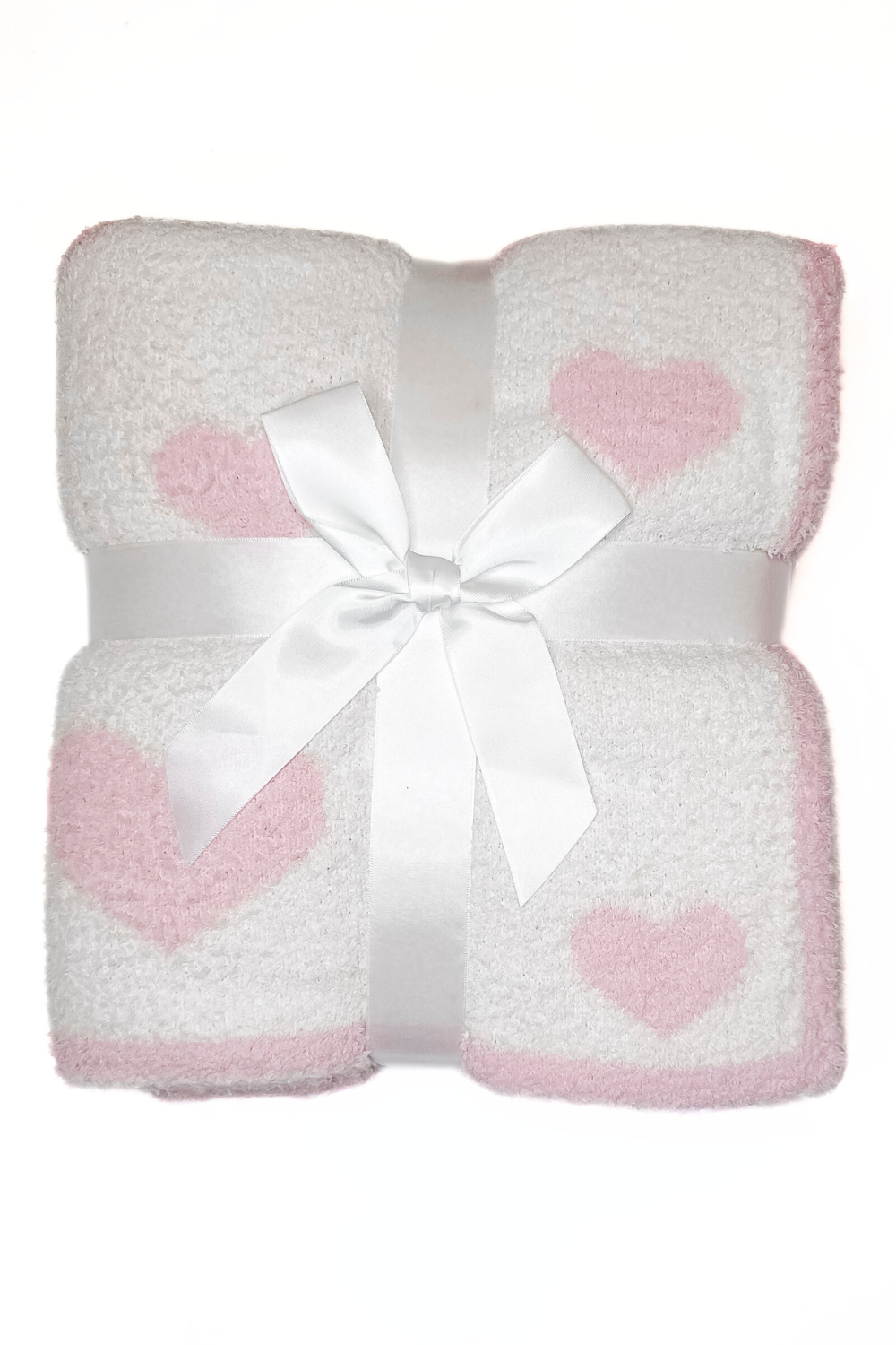 Pink & White Heart Dreamer Blanket by Salty Wave *DEAL-FINAL SALE