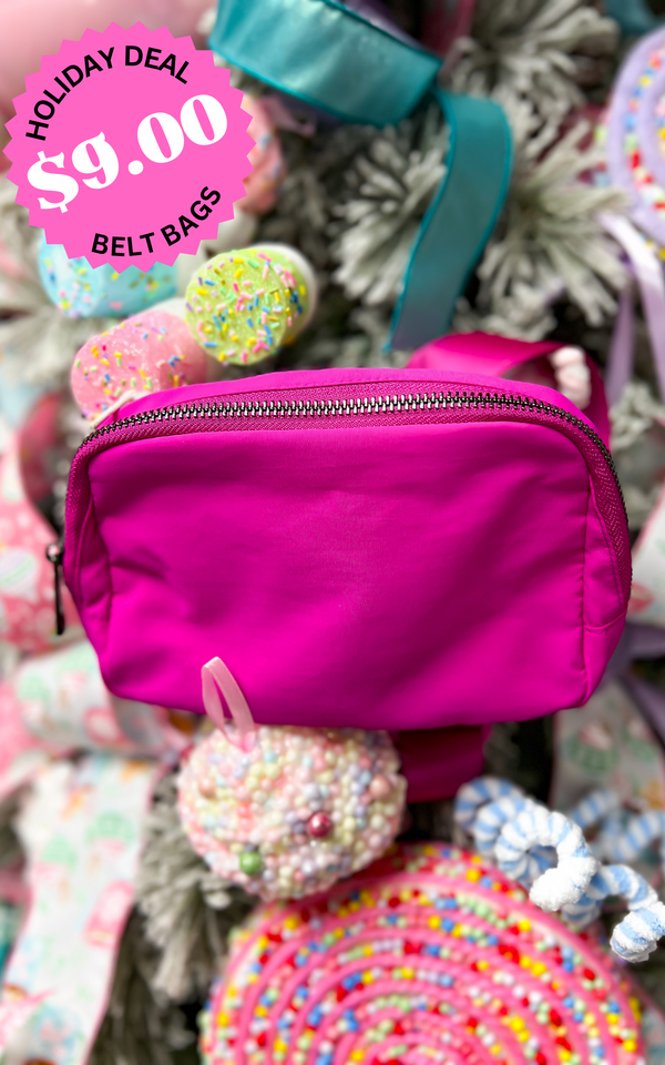 HOLIDAY DEAL: Sara's Everywhere Belt Bag - Hot Pink