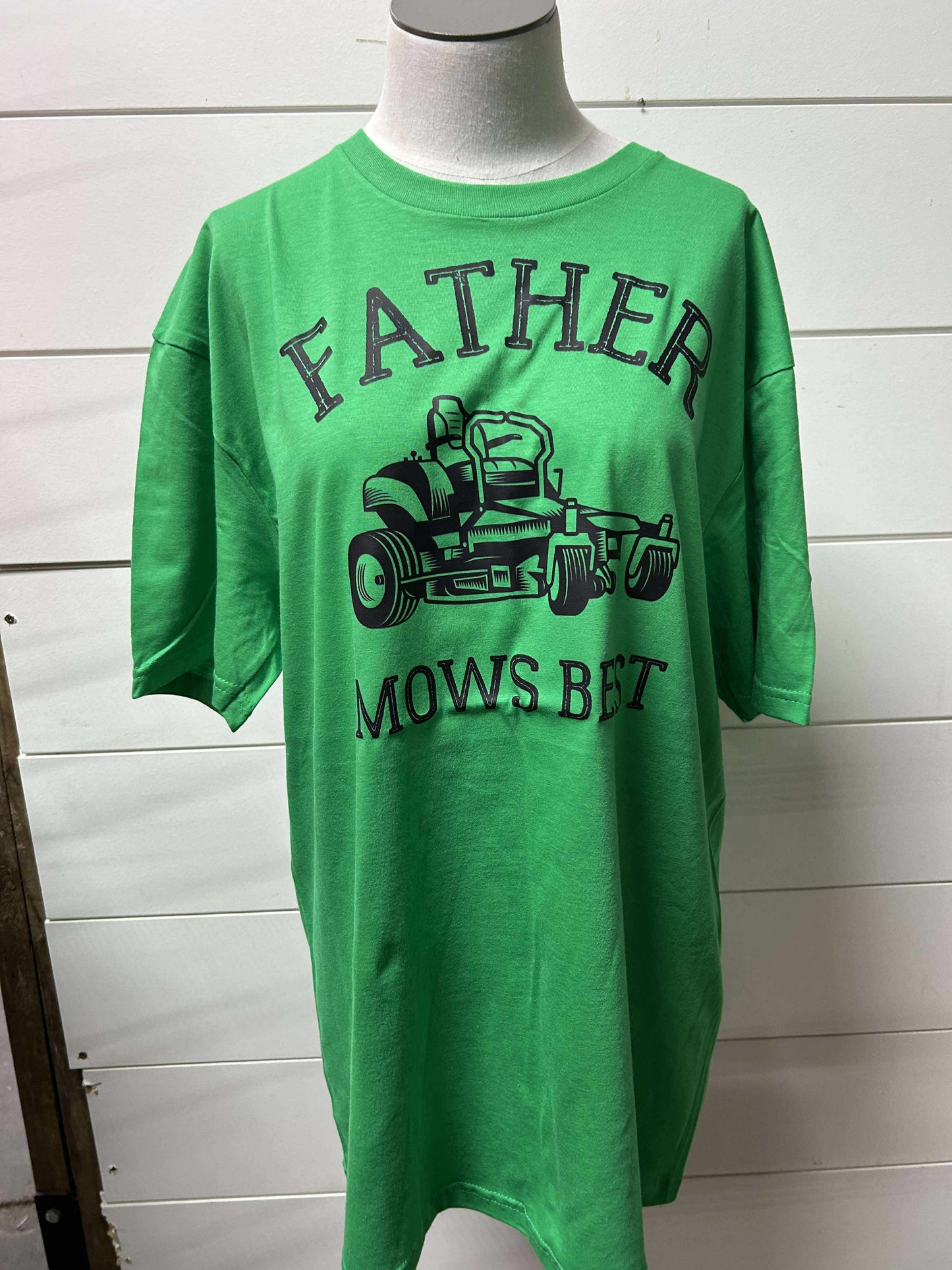 Father Mows Best Graphic T-shirt