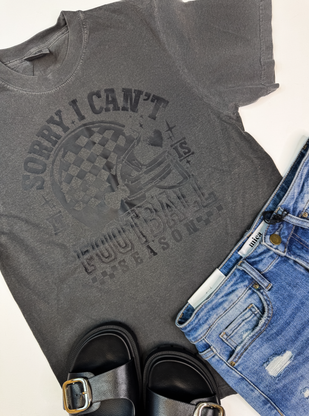 Im Sorry I Can't.. Football Garment Graphic T-shirt