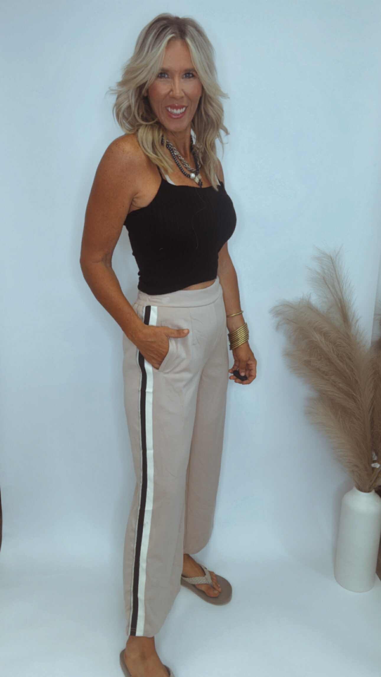 Strap Rib Tank Crop Top