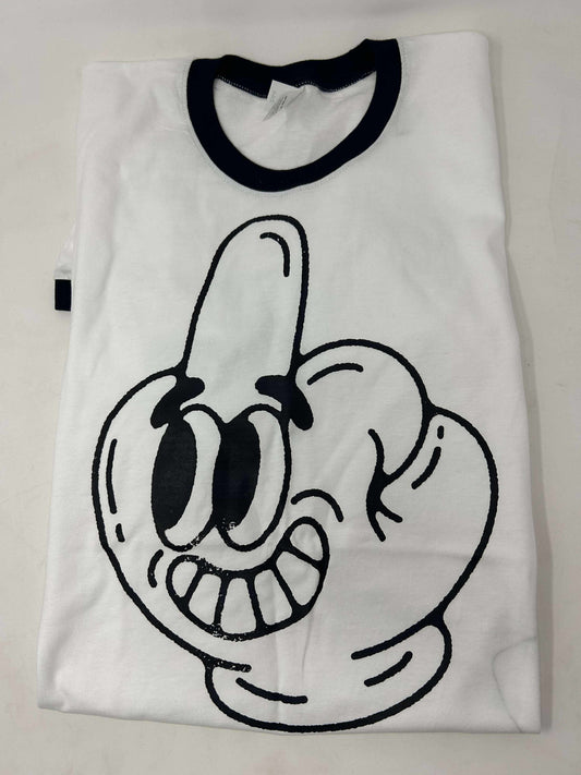 Give Them the Big Middle Ringer Graphic T-shirt