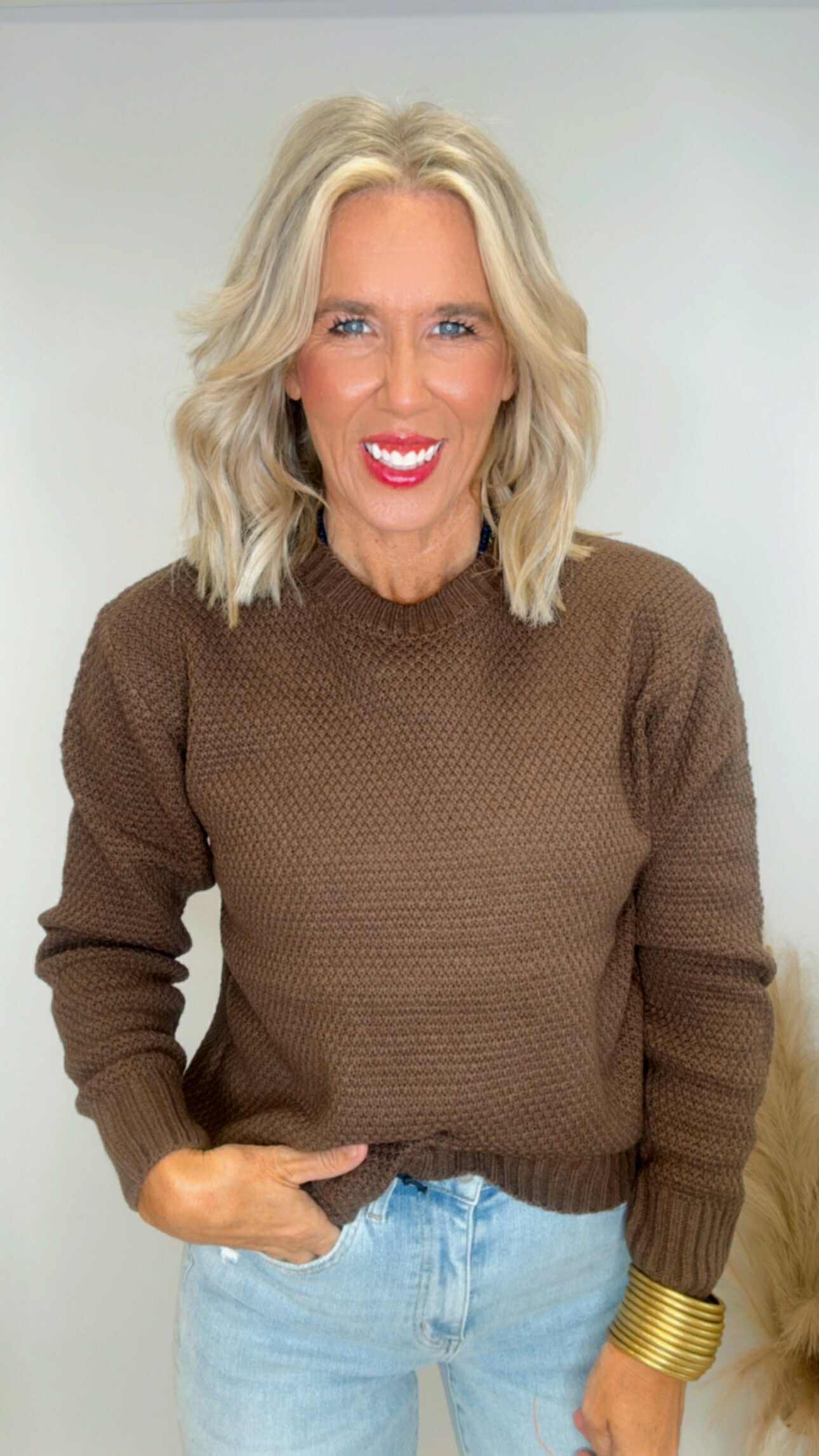 The Hadley Round Neck Basic Sweater | Zenana (5 COLORS) *DEAL*
