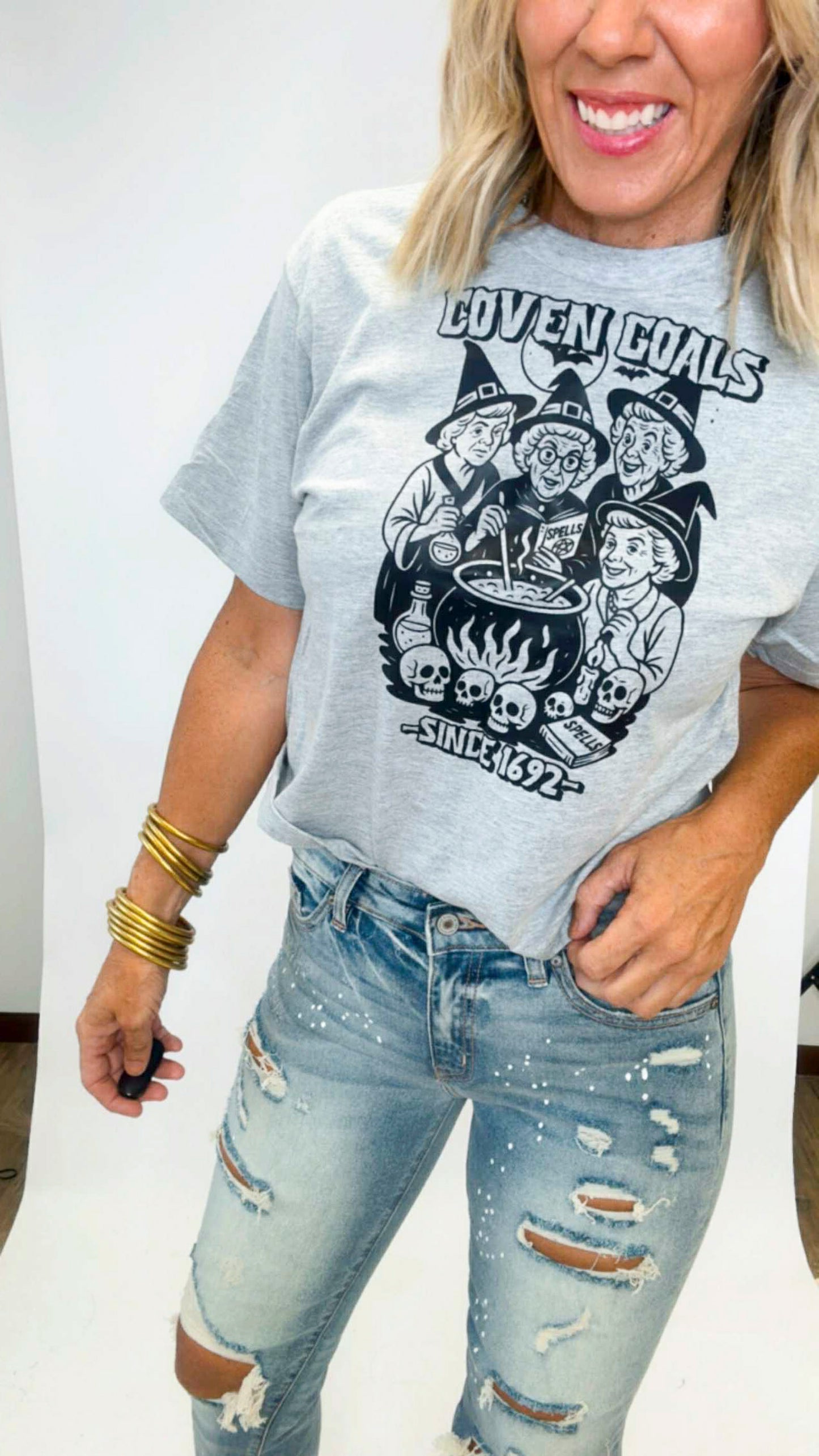 Coven Goals Fine Jersey Boxy Graphic Tee