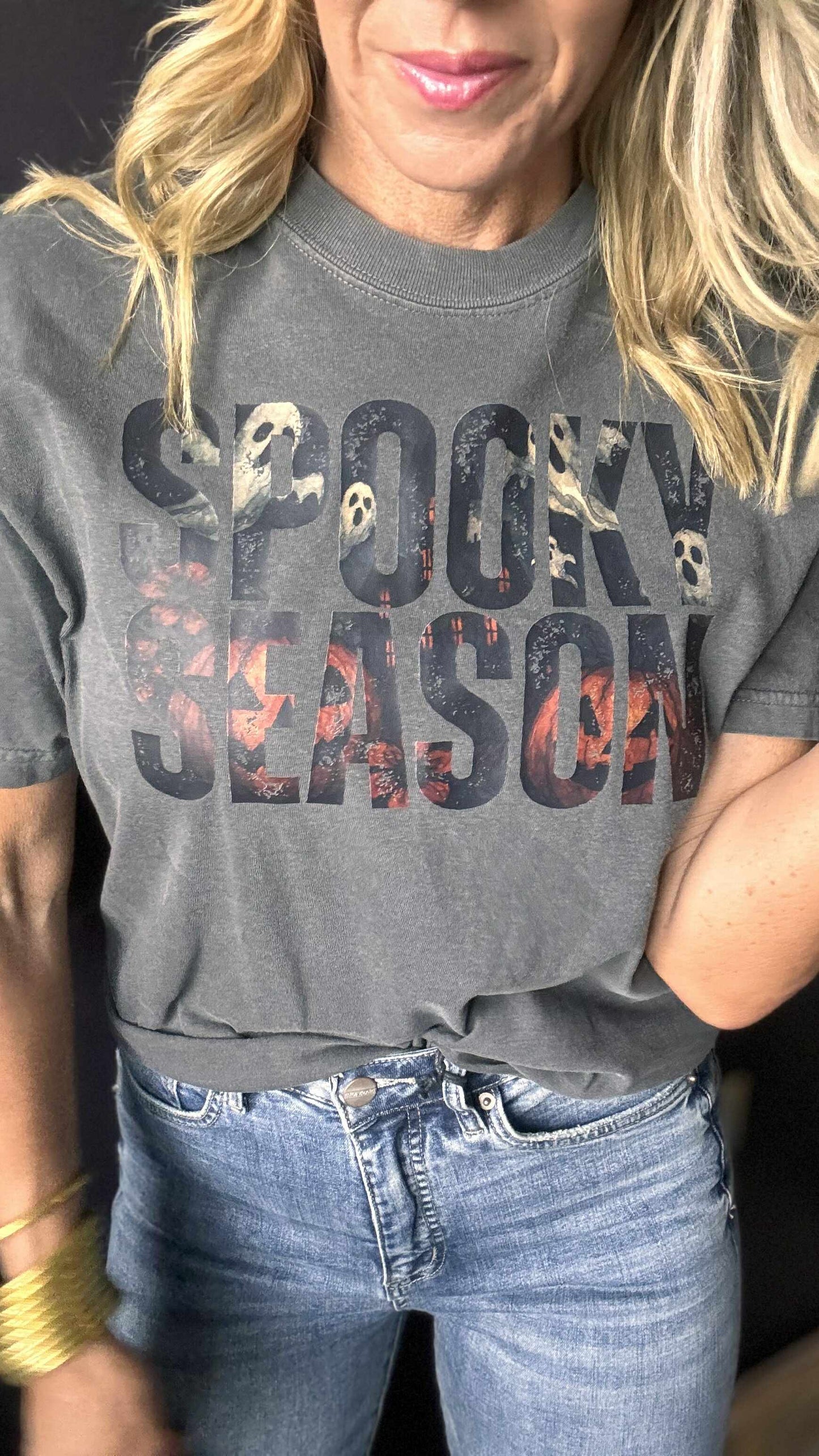 Spooky Season Garment Graphic T-shirt