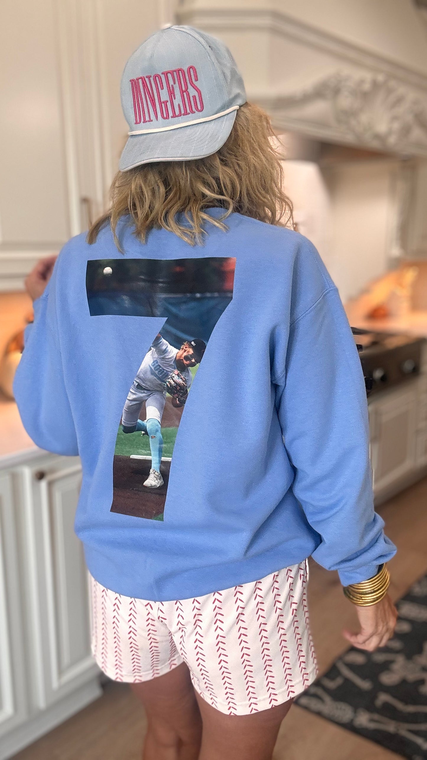 Custom Player Number Viral Graphic Sweatshirt - 1 IMAGE (FOLLOW INSTRUCTIONS)