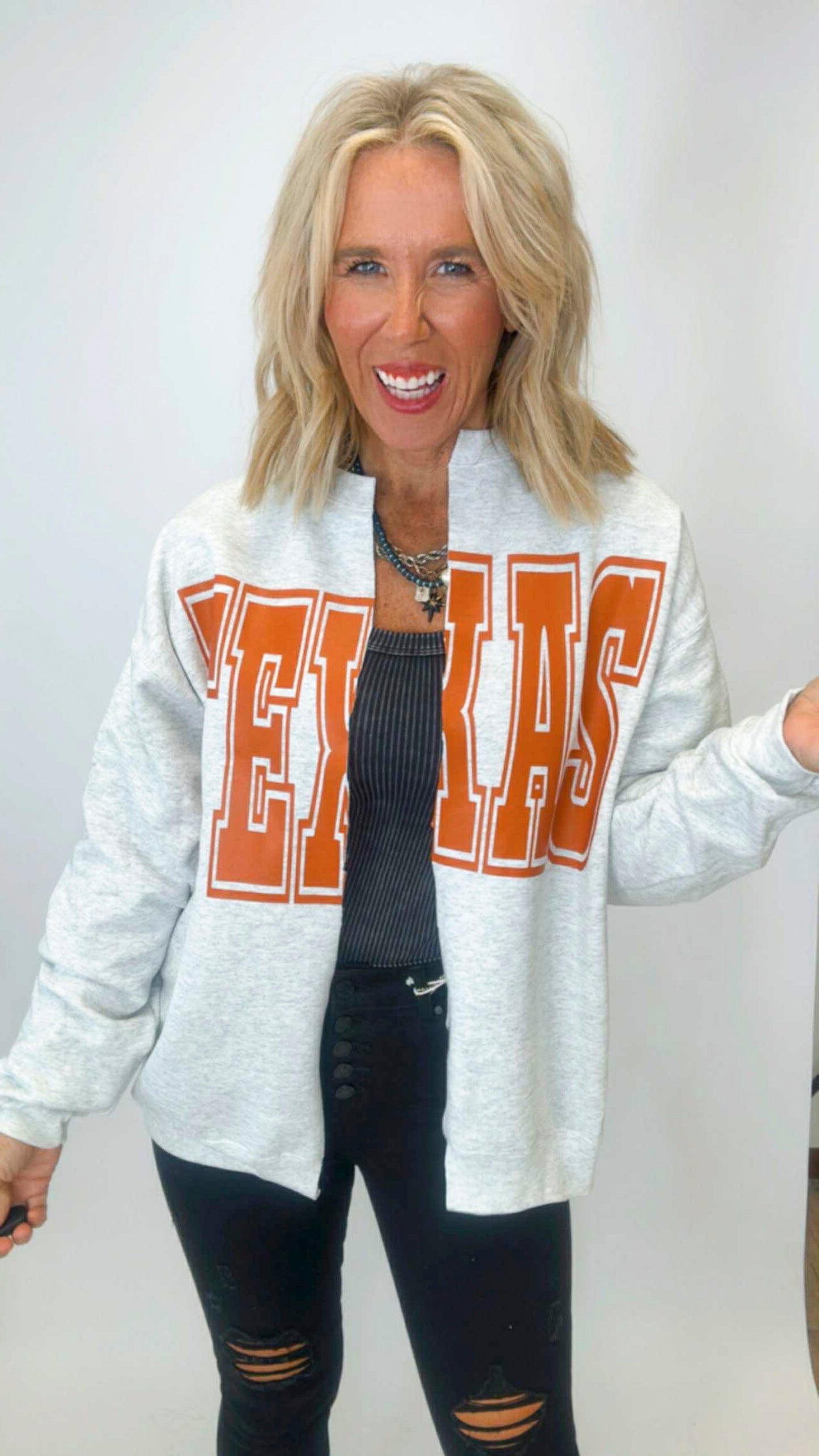CUSTOM GAMEDAY HAND CUT CARDIGAN (FOLLOW THE INSTRUCTIONS) ** DEAL