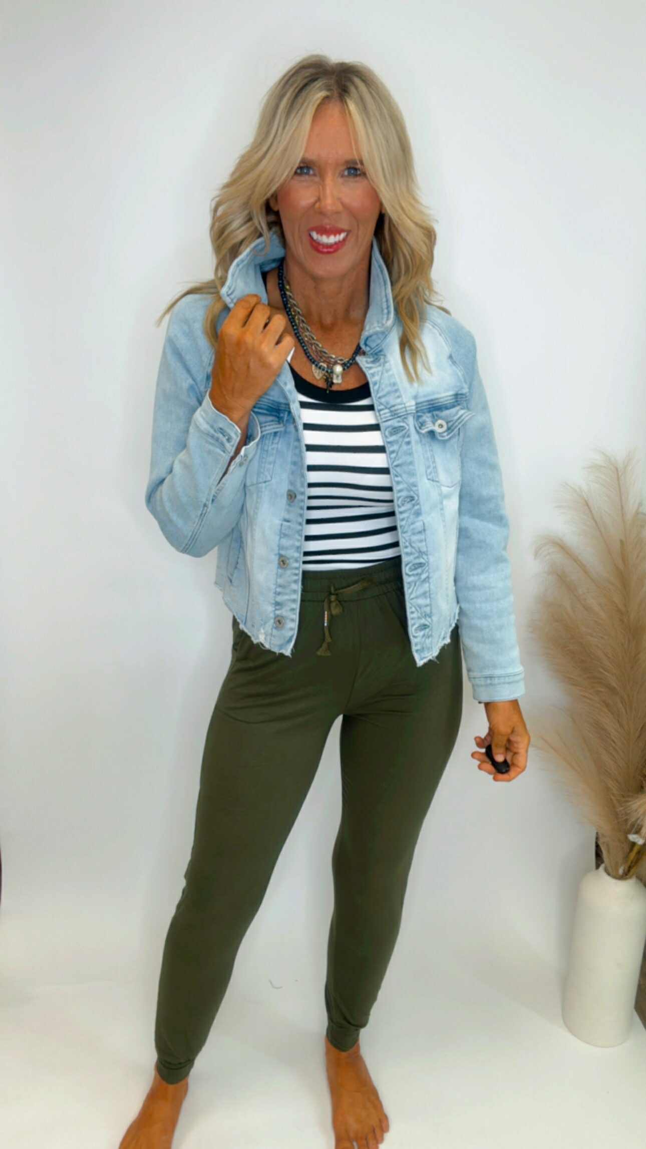 Stripe Racerback Tank Top ( 2 COLORS)