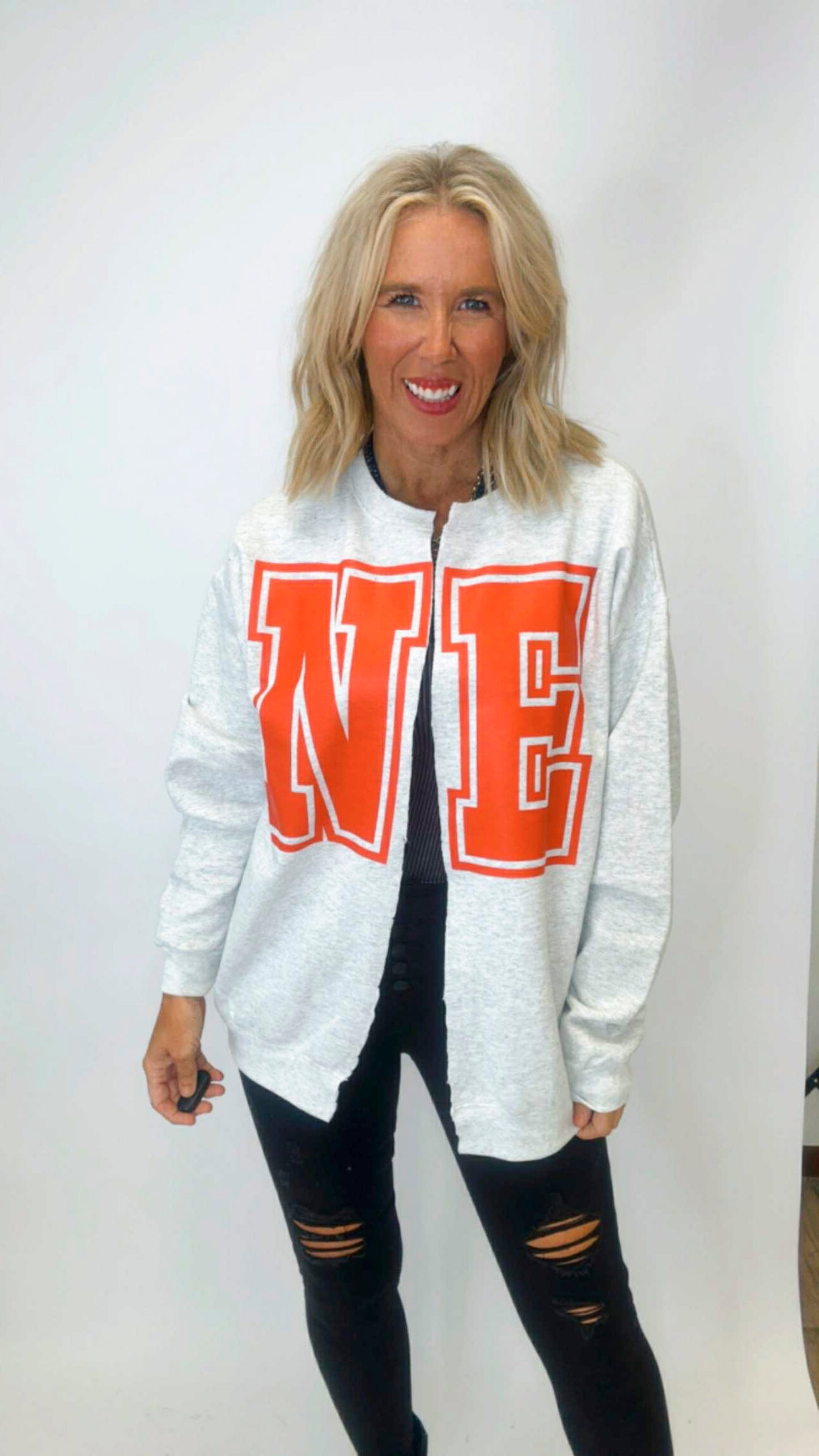 CUSTOM GAMEDAY HAND CUT CARDIGAN (FOLLOW THE INSTRUCTIONS) ** DEAL