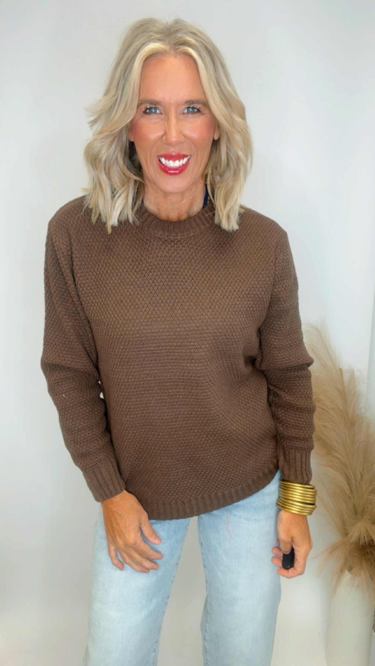 The Hadley Round Neck Basic Sweater | Zenana (5 COLORS) *DEAL*