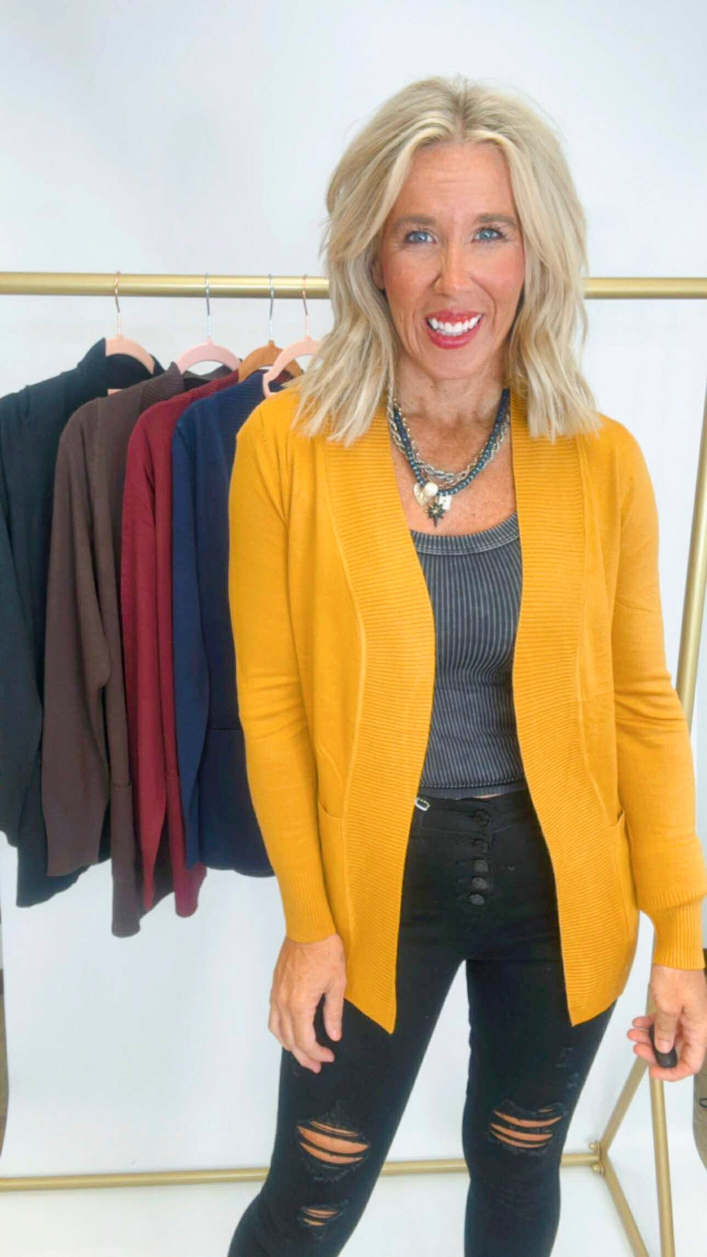 Our Favorite Boyfriend Cardigan (5 COLORS) *DEAL*
