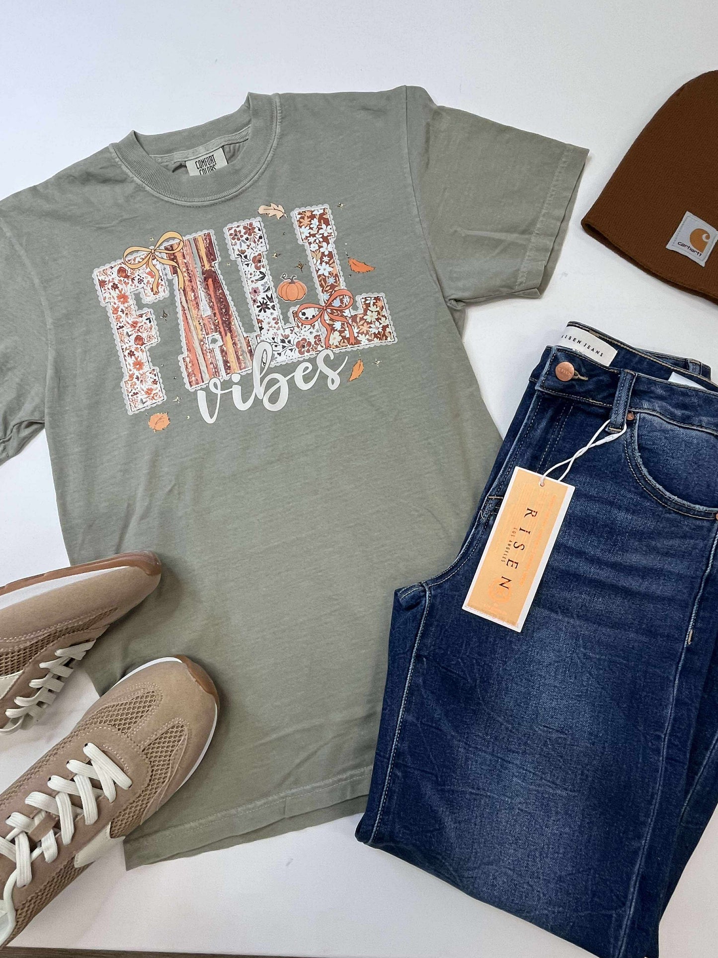 Fall Vibes Garment Graphic T-shirt