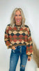 Cabin Hour Checkered Sweater