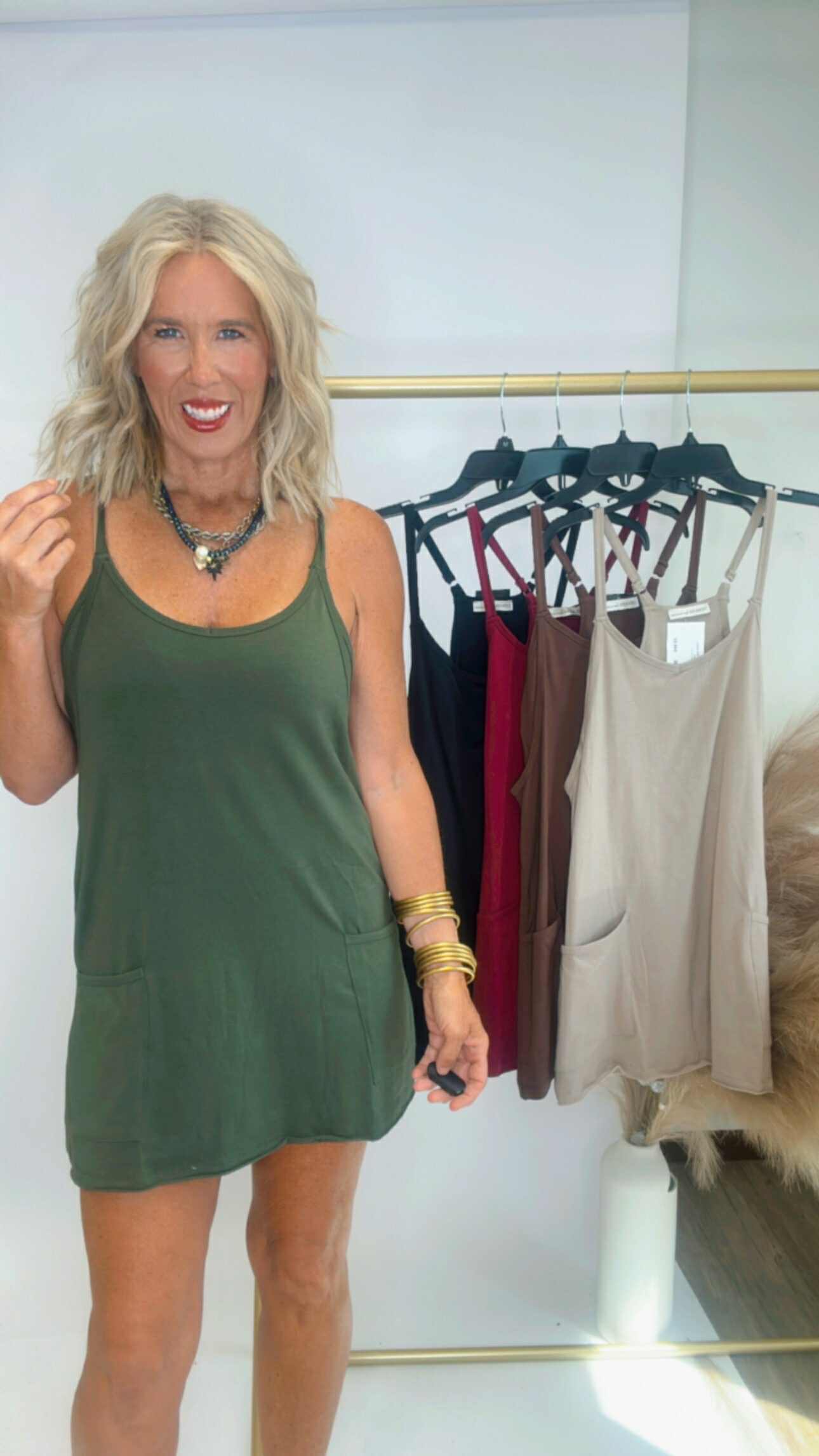 The Holly Mini Dress With Built-in Romper Liner | Zenana (7 COLORS) *DEAL*