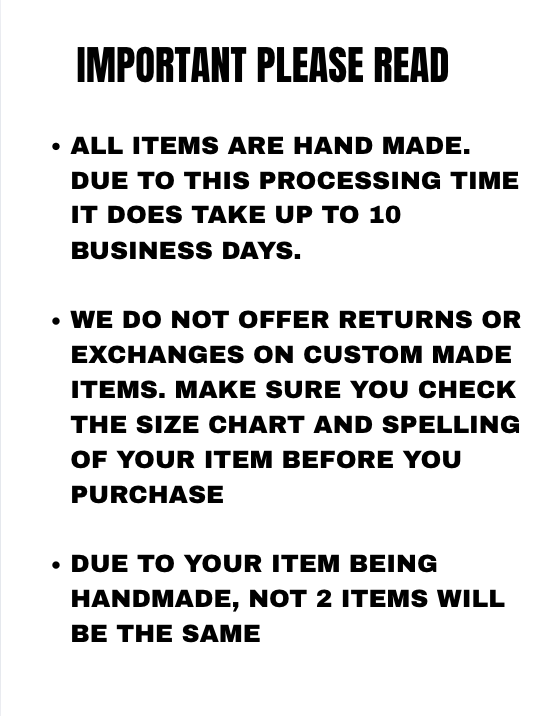 CUSTOM REVERSIBLE SWEATSHIRT (FOLLOW THE INSTRUCTIONS) **