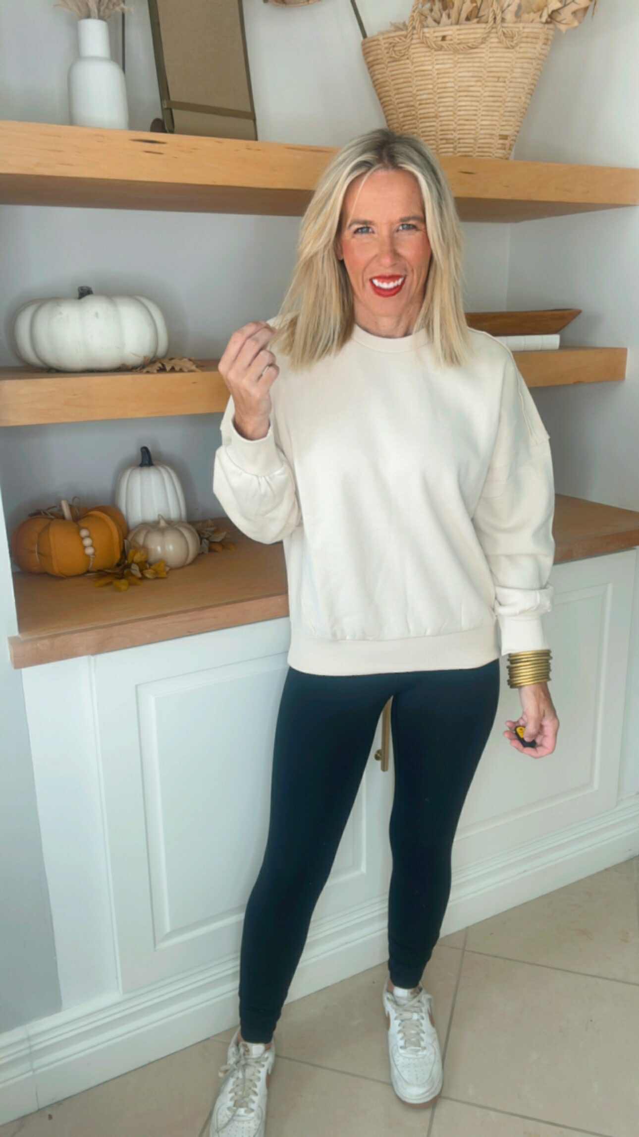 Women's Drop Shoulder Crewneck Sweater