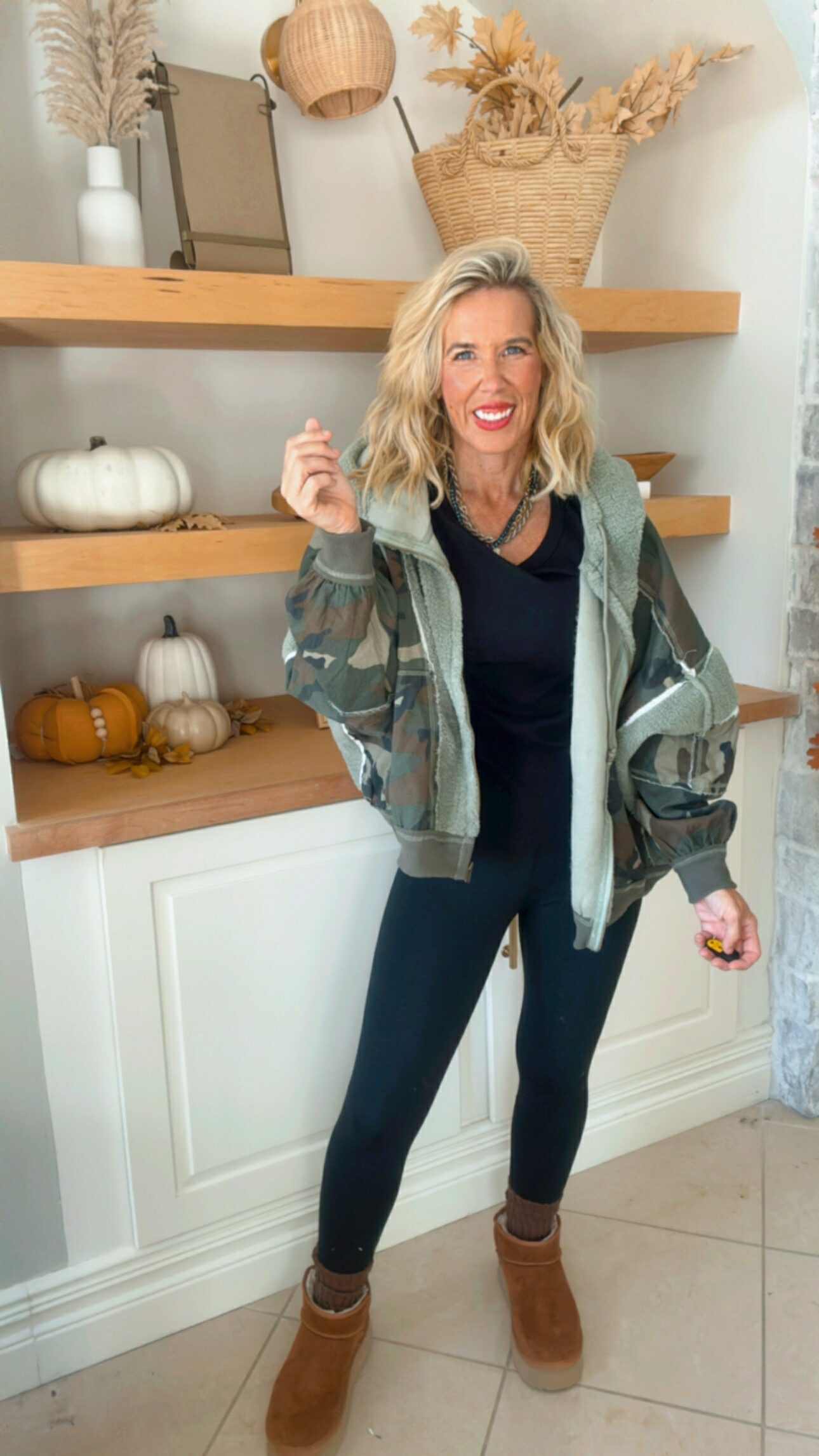 Washed Vintage Camo w/ Fleece Jacket