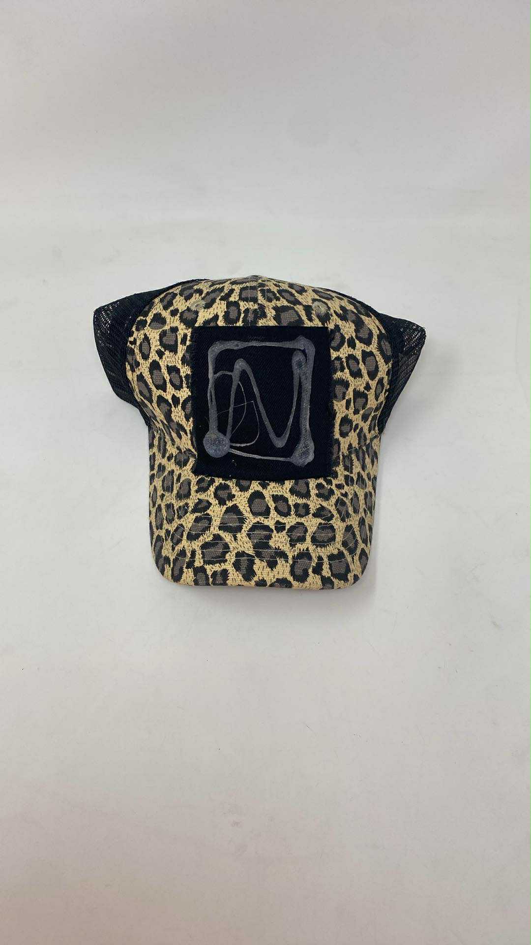 Leopard Patch Trucker Hat *AS IS *FINAL SALE