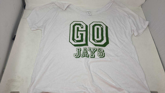 White Slouchy Go Jays T-Shirt *FINAL SALE