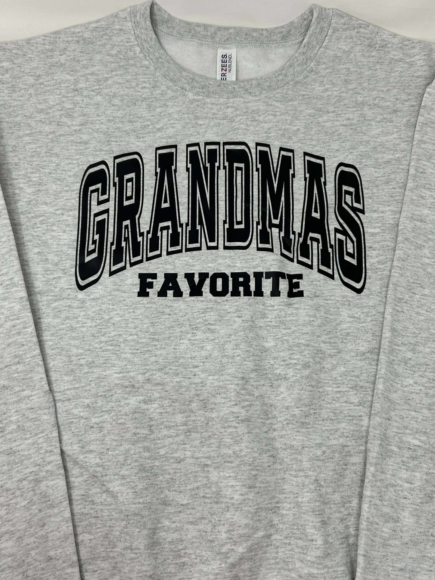 Grandma's Favorite Crewneck Graphic Sweatshirt *