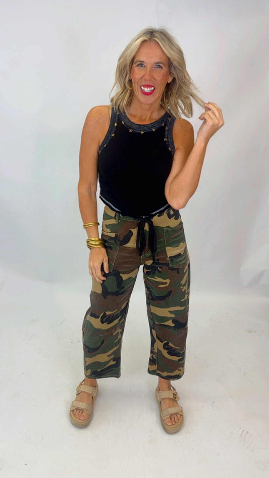 Studded Crop Tank Top | POL