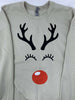 Reversible Reindeer & Gingerbread Sand Graphic Sweatshirt *EXCLUDED
