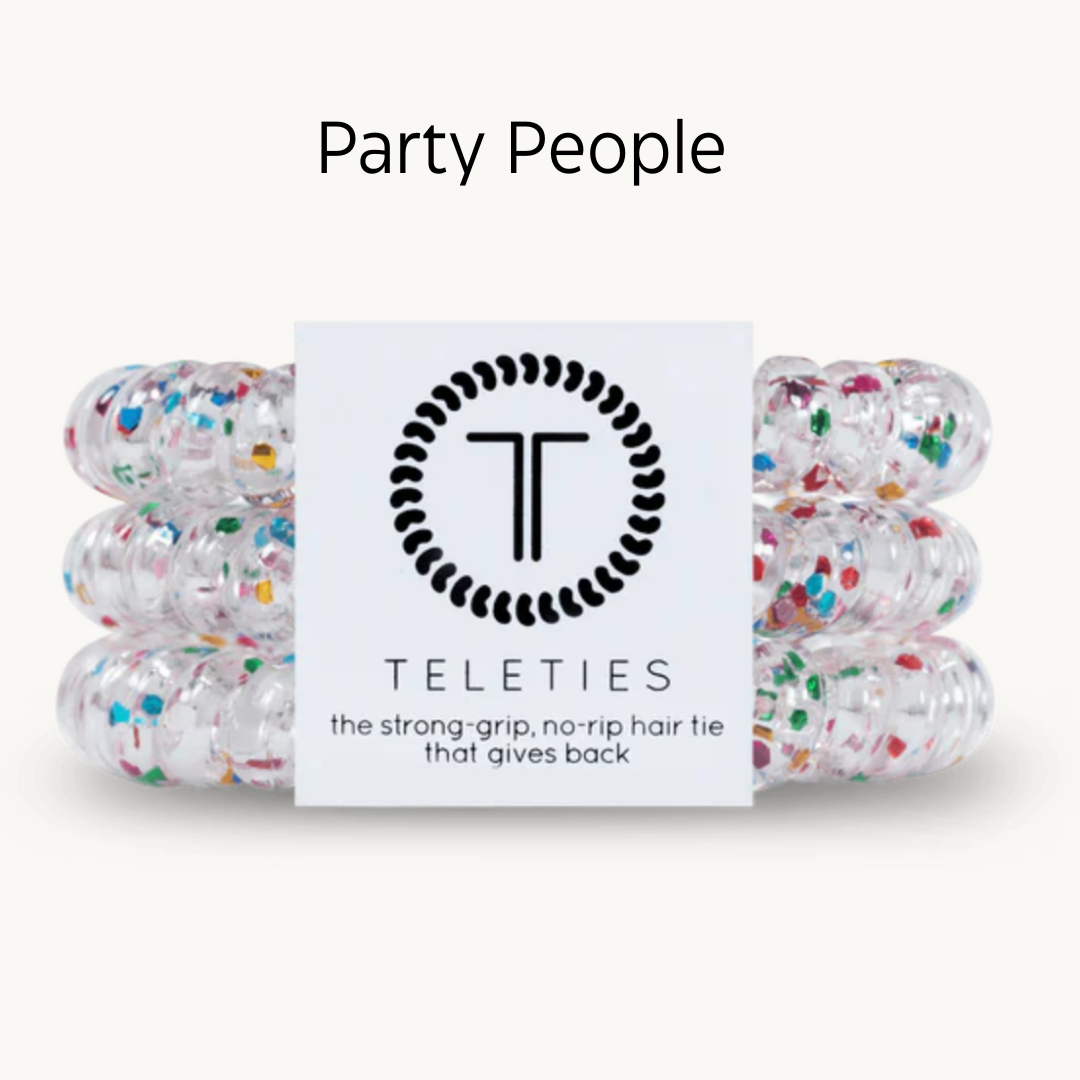 Large Coil Hair Ties (Set of 3) | Teleties** - DEAL