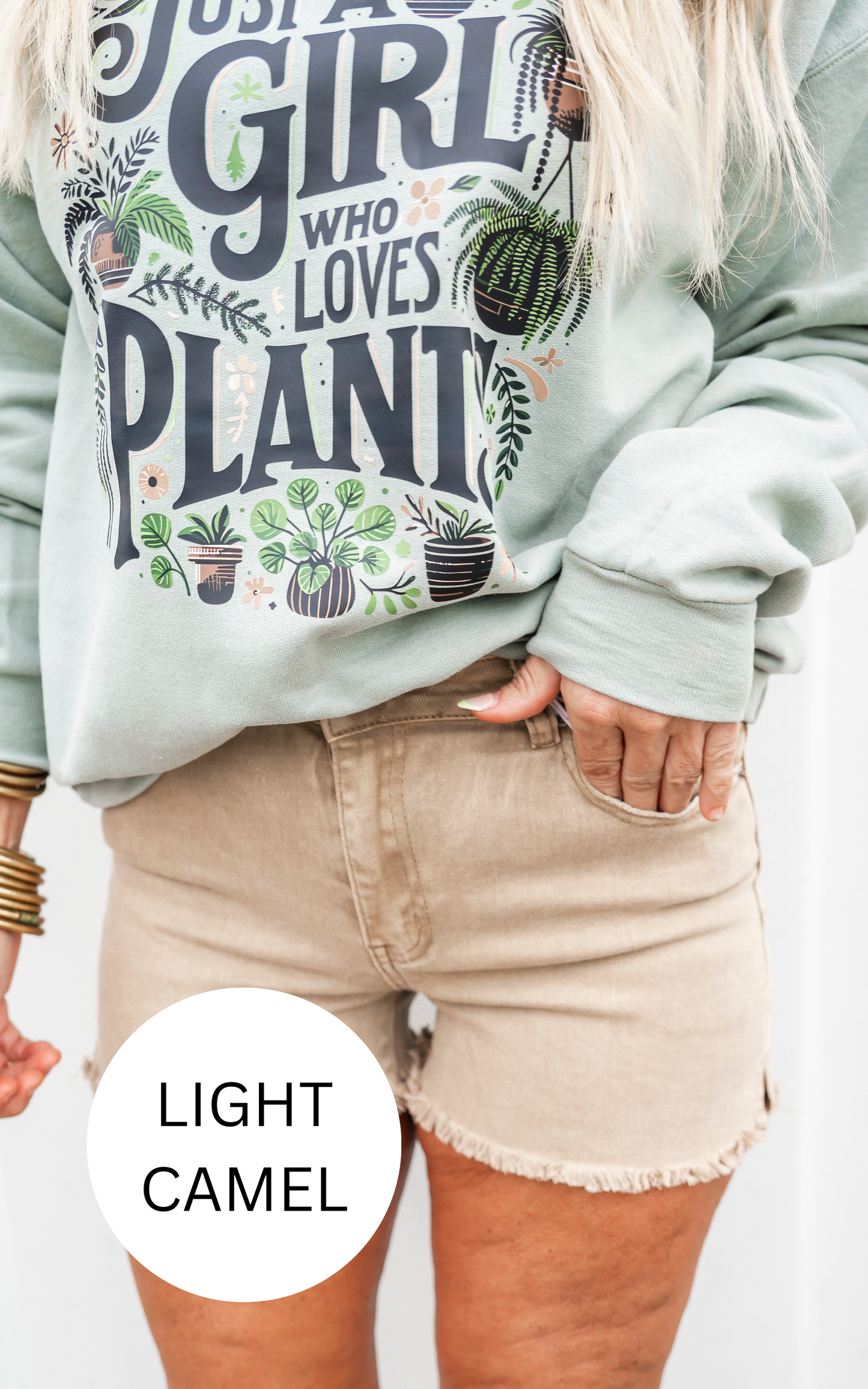 Perfect for You Acid Wash Frayed Cutoff Denim Shorts | Zenana - Final Sale