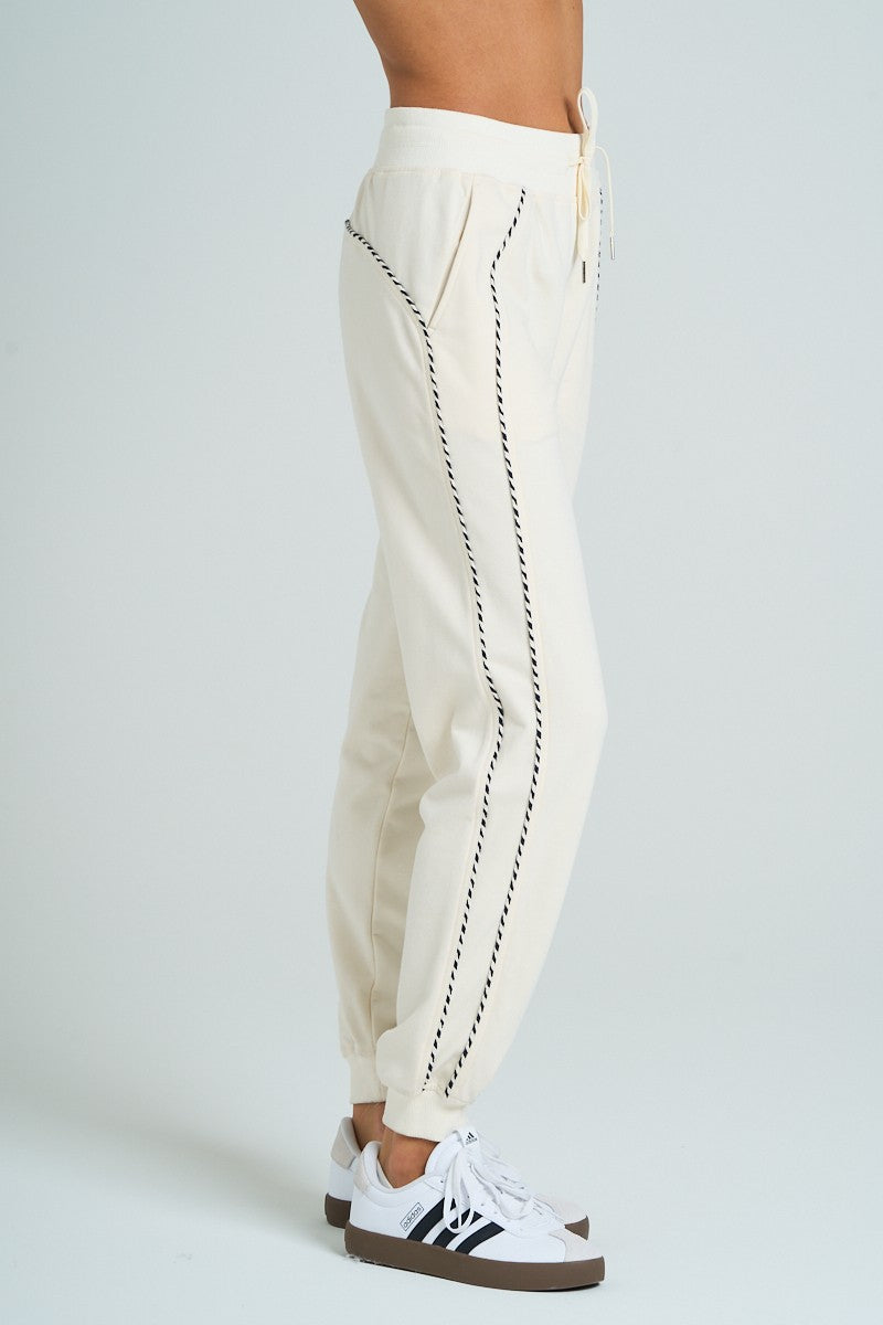 Piping Jogger Pants - Final Sale