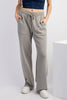MODAL POLY SPAN STRAIGHT LOUNGE PANTS WITH POCKETS - Final Sale