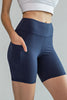 6 Inch Biker Shorts w/ Side Pockets - Final Sale